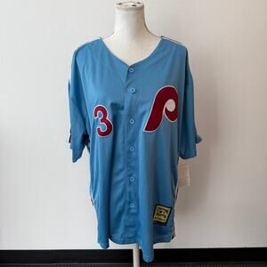Bryce Harper #3 Philadelphia Phillies Cooperstown Authentic Collection Jersey XL